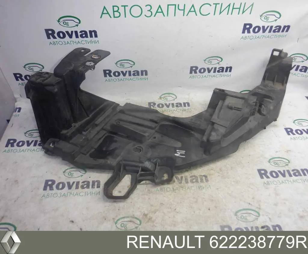 622238779R Renault (RVI) consola do pára-choque dianteiro esquerdo