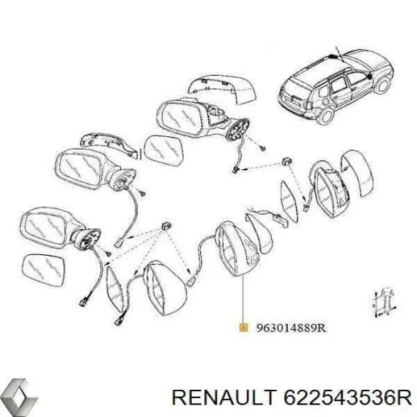 Купить 622543536R Renault (RVI) Решетка переднего бампера, центральная