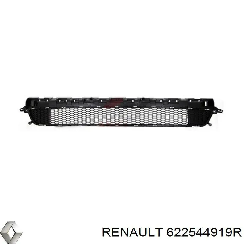 Решетка бампера переднего центральная Renault (RVI) 622544919R цена, от 50.96 USD