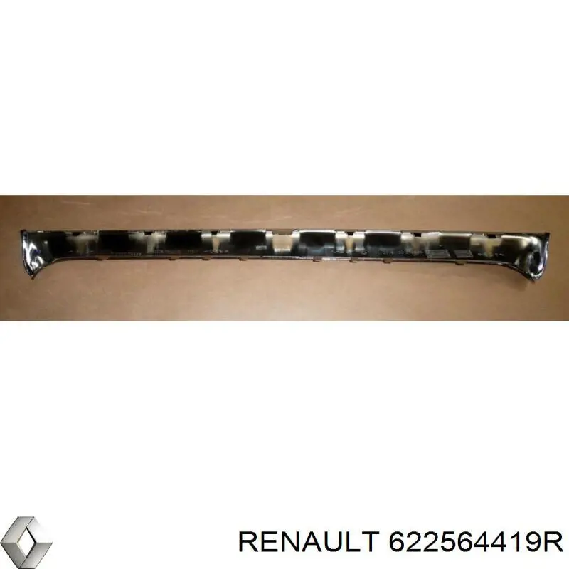 Молдинг решетки радиатора на Renault Fluence L3