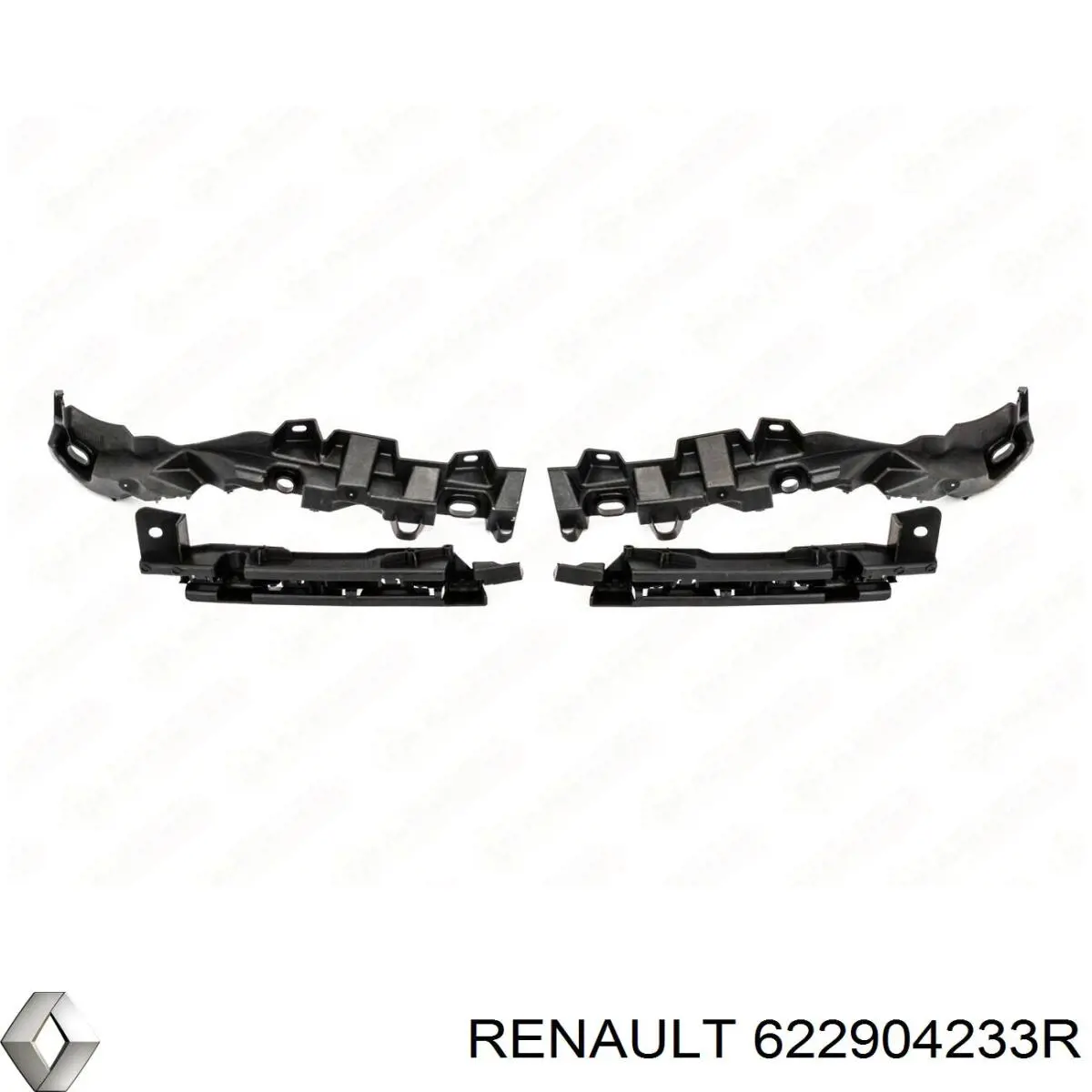 Consola do pára-choque dianteiro para Renault Laguna (BT0)