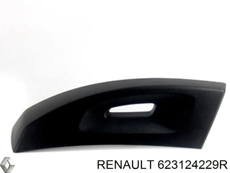 Решетка бампера переднего центральная 623124229R Renault (RVI)