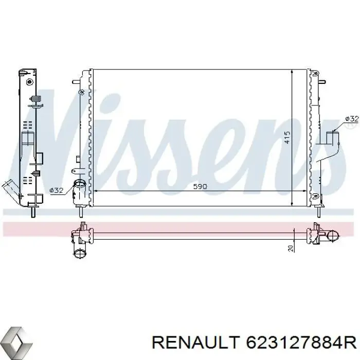 Renault (RVI) 623127884R цена, от 8.87 USD