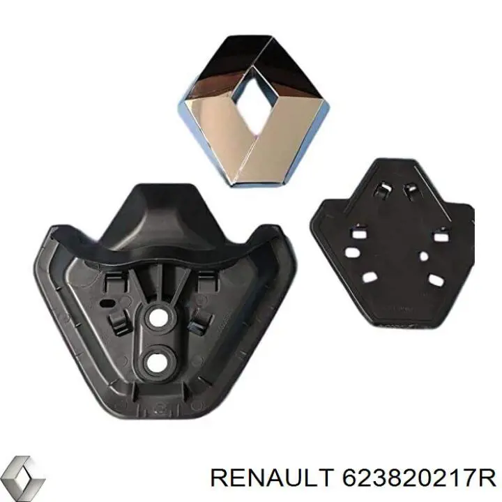 623820217R Renault (RVI) moldura superior de grelha do radiador