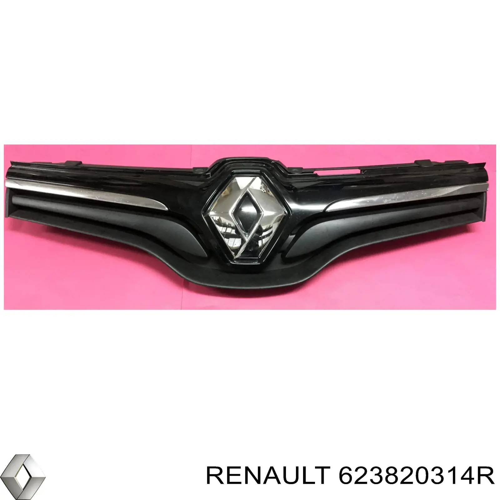 Молдинг решетки радиатора 623820314R Renault (RVI)