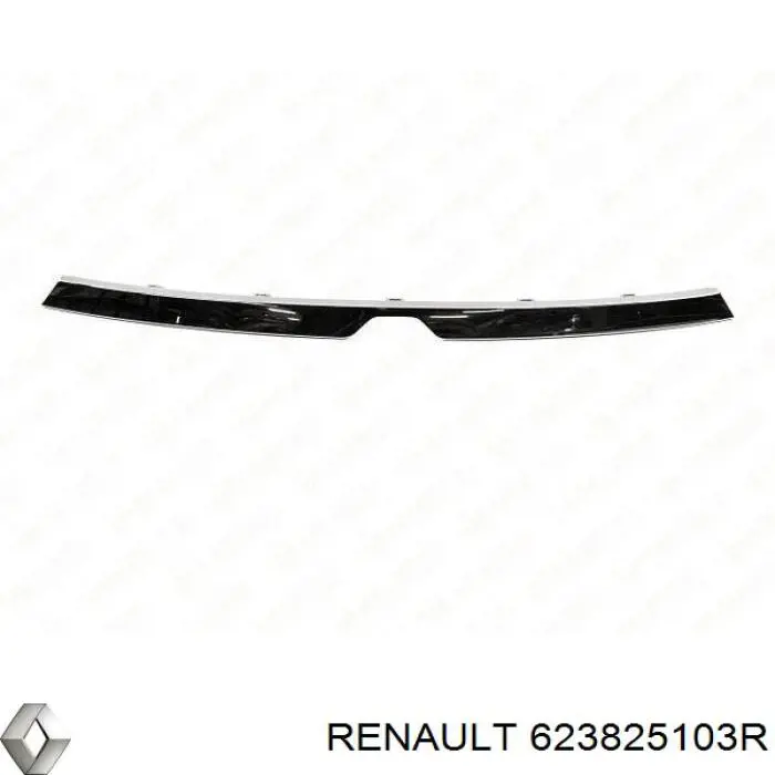 Молдинг решетки радиатора верхний на Renault DOKKER 