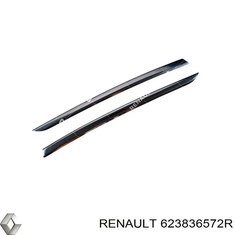 Молдинг решетки радиатора верхний 623836572R Renault (RVI)