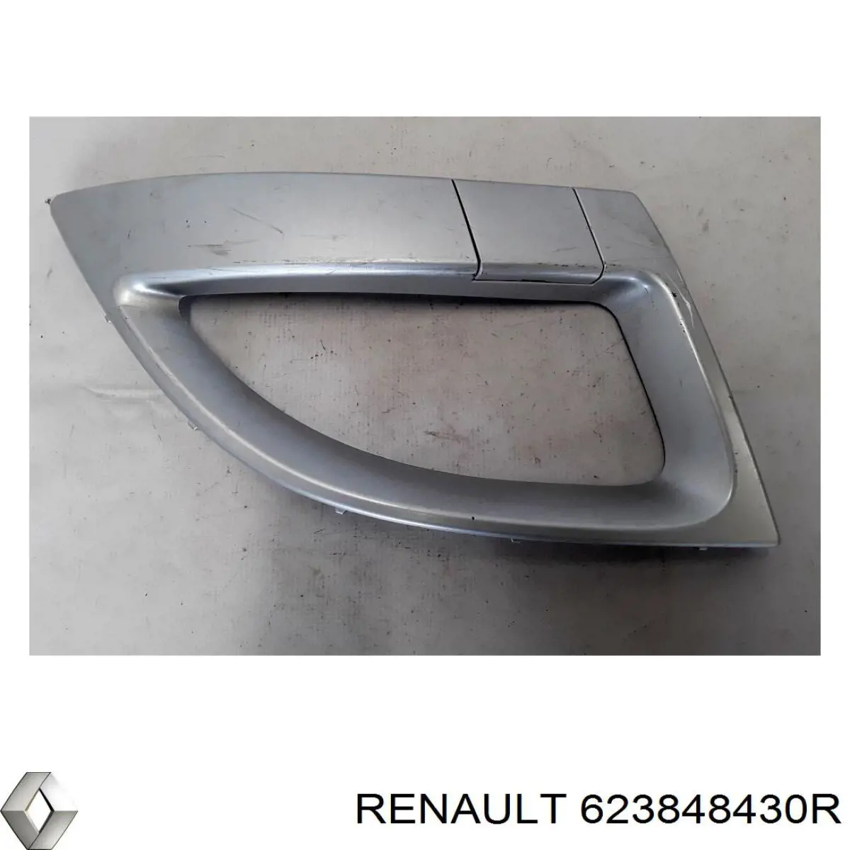 Placa sobreposta do pára-choque dianteiro para Renault Scenic (JZ0)