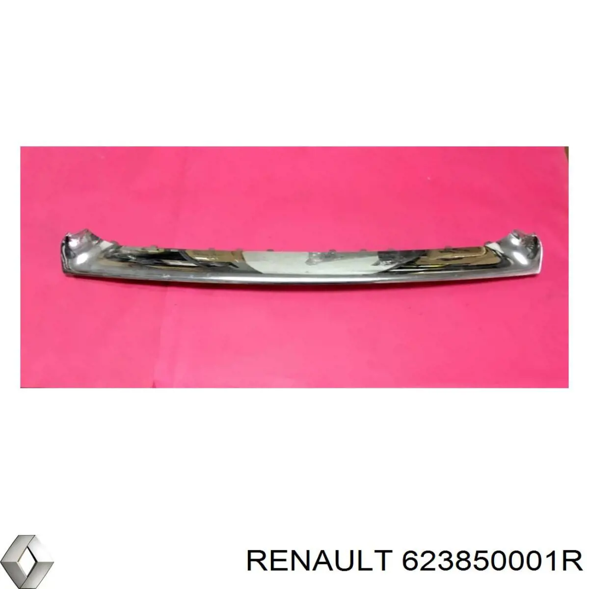 Молдинг решетки радиатора нижний Renault (RVI) 623850001R