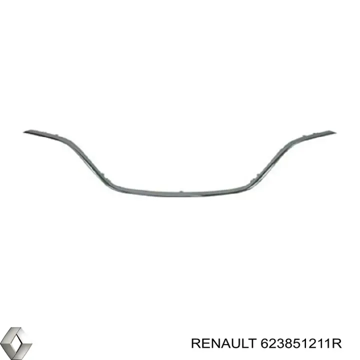 Купить 623851211R Renault (RVI) Молдинг решетки радиатора