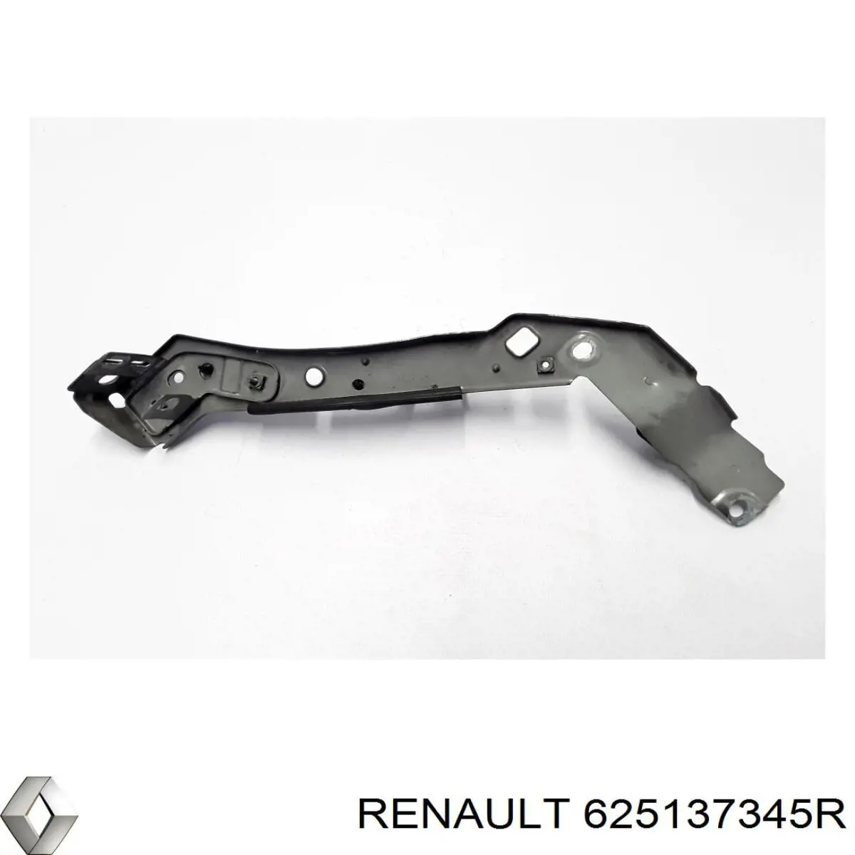 Soporte de radiador izquierdo (panel de montaje para foco) 625137345R Renault (RVI)