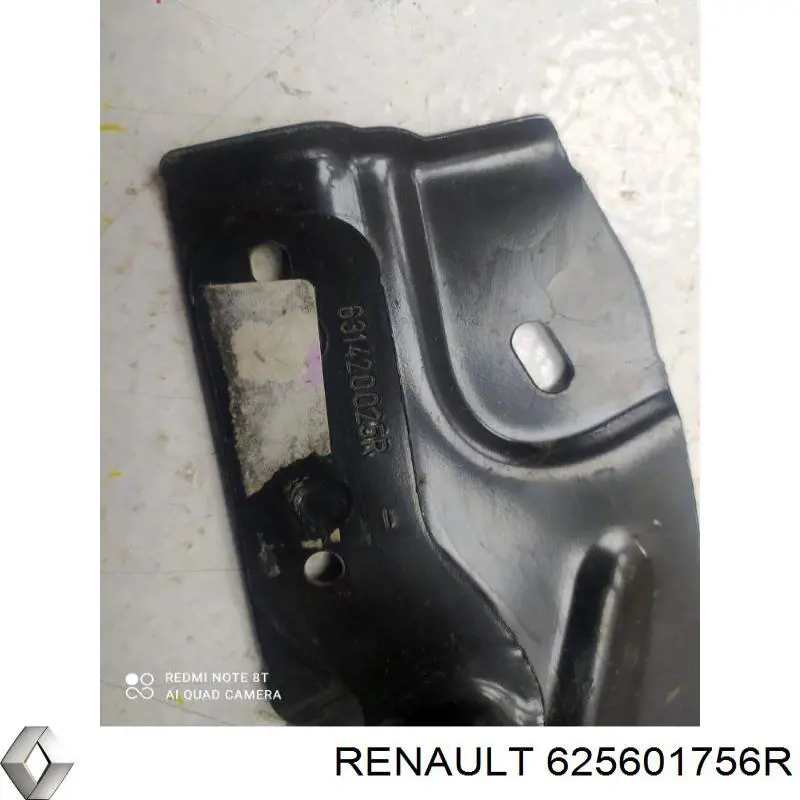 Купить 625601756R Renault (RVI) Кронштейн (адаптер) крепления фары передней правой