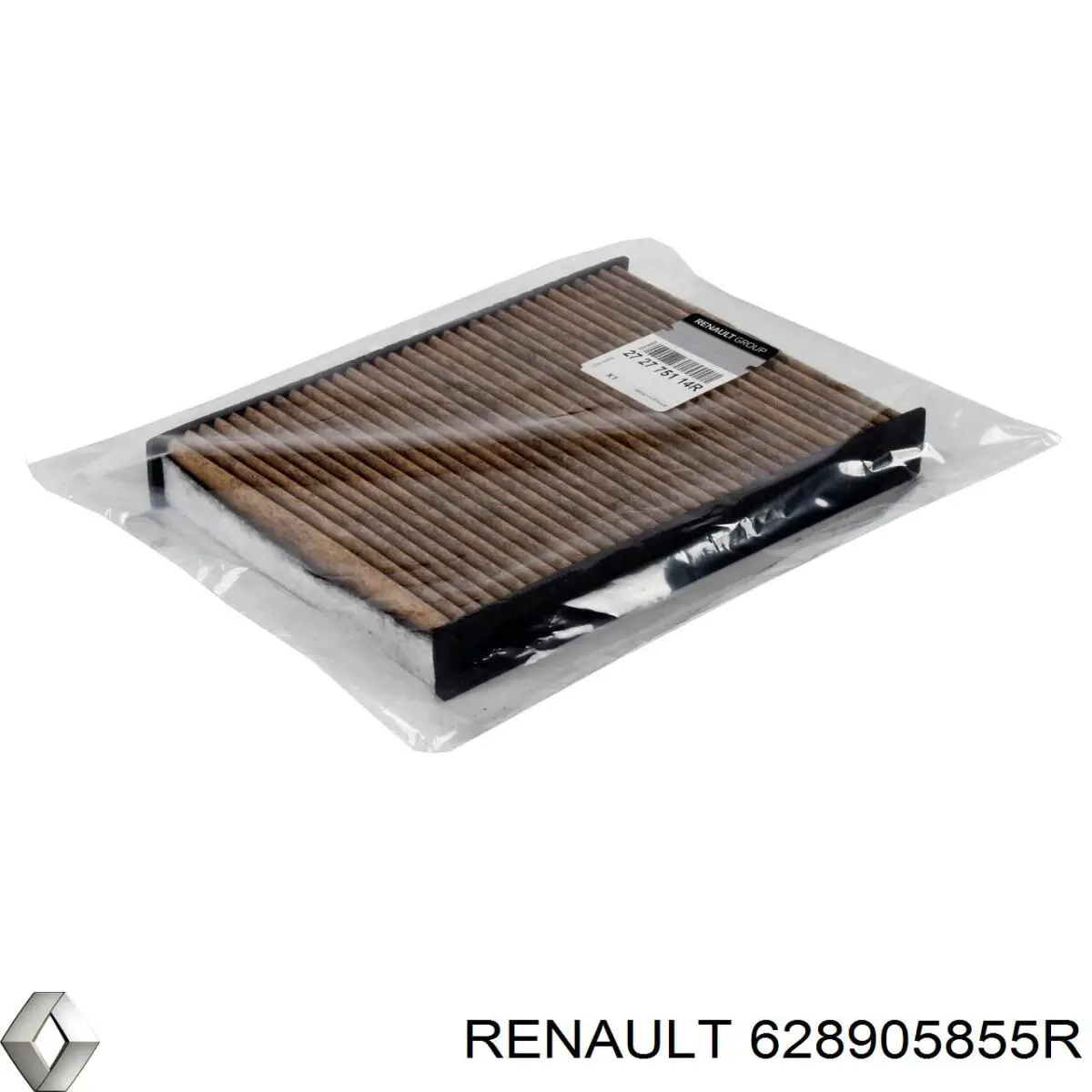 Фирменный значек решетки радиатора Renault (RVI) 628905855R