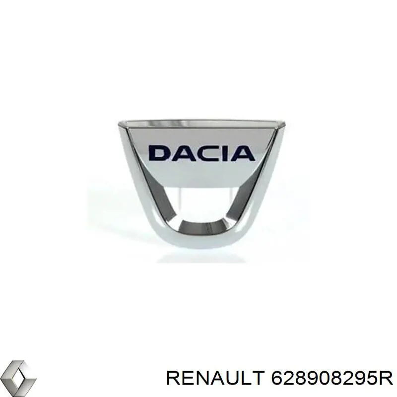 628908295R Renault (RVI) emblema de grelha do radiador