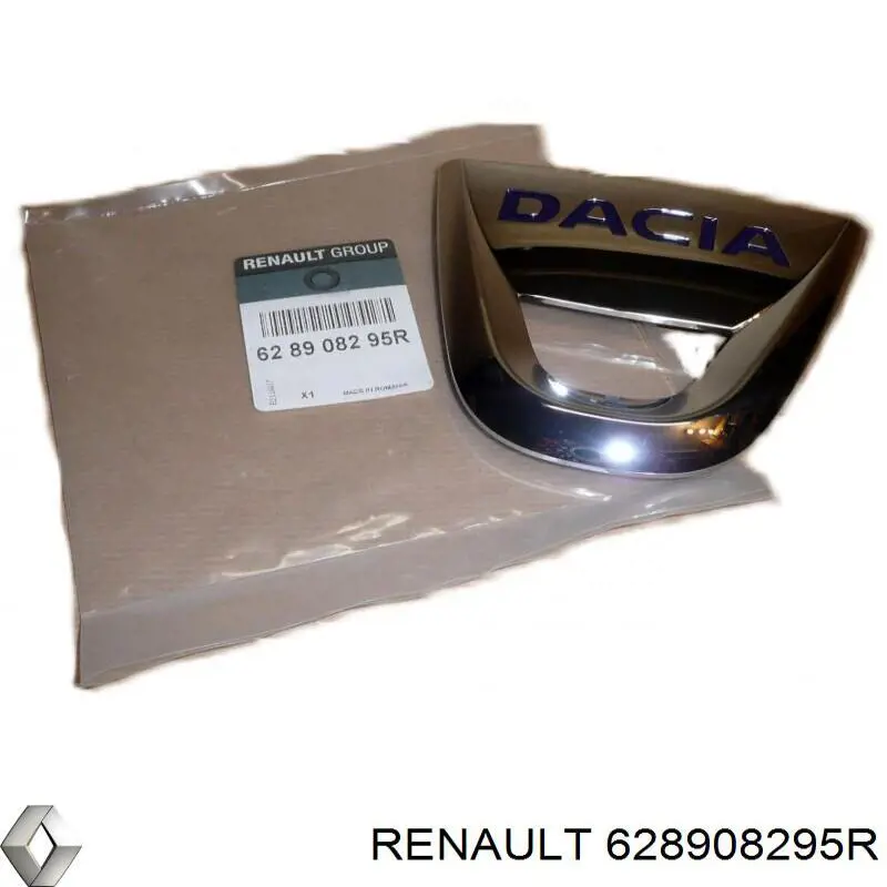 Эмблема на решетку радиатора Renault (RVI) 628908295R цена, от 33.80 USD