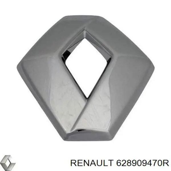 Эмблема на решетку радиатора Renault (RVI) 628909470R цена, от 36.58 USD