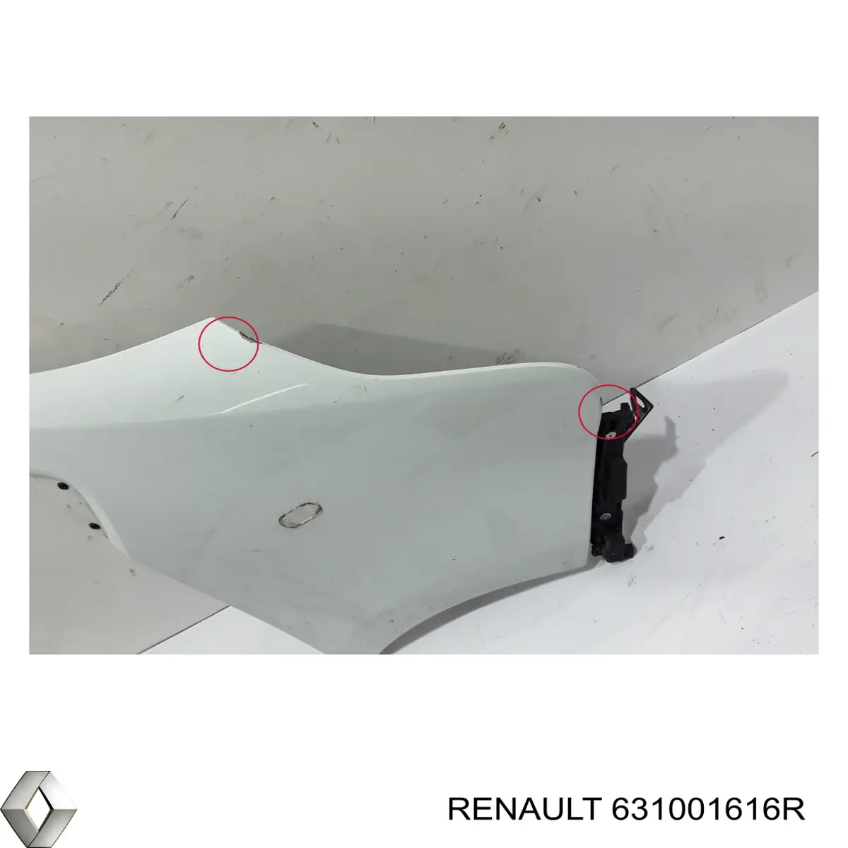 Крыло переднее правое Renault (RVI) 631001616R