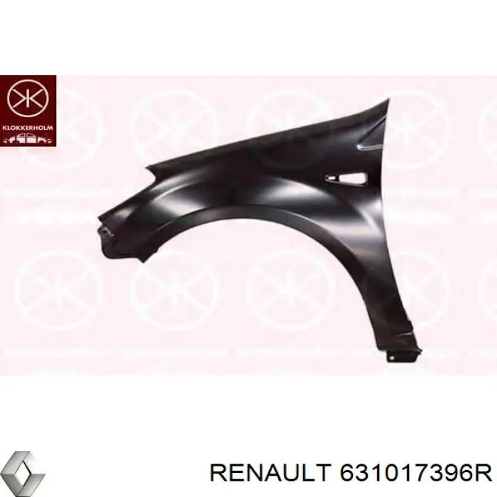 Крыло переднее левое Renault (RVI) 631017396R цена, от 55.66 USD