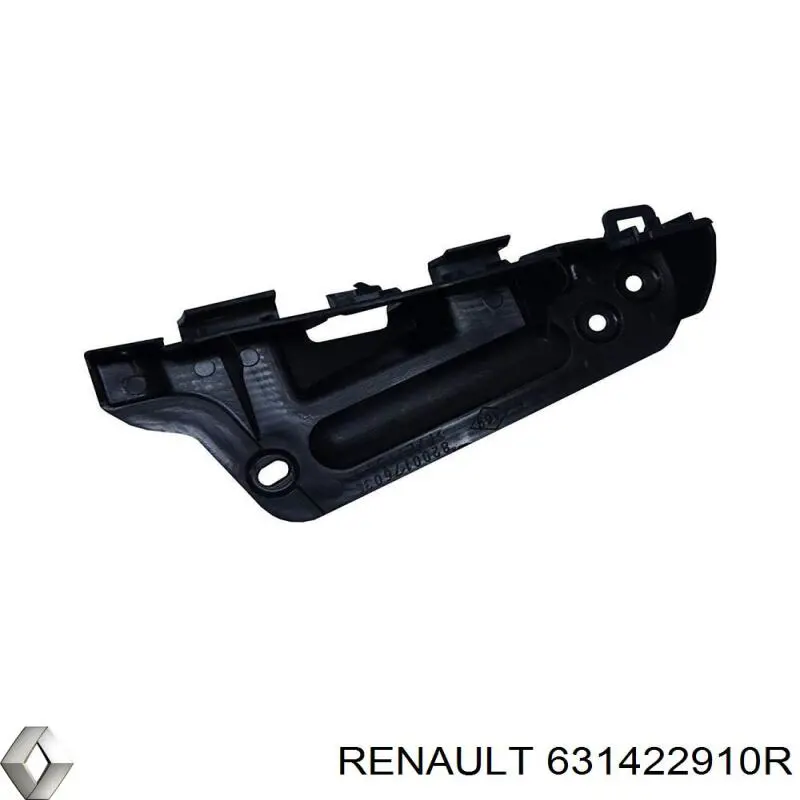 631422910R Renault (RVI) consola externa direita do pára-choque dianteiro