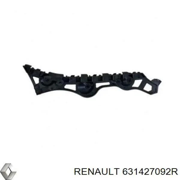 631427092R Renault (RVI) consola externa direita do pára-choque dianteiro