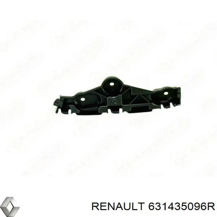 631435096R Renault (RVI) consola do pára-choque dianteiro esquerdo