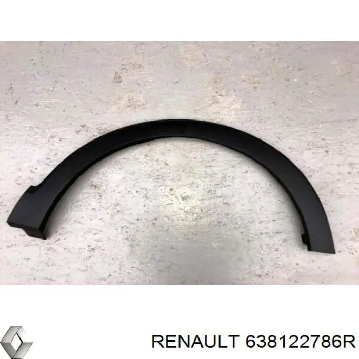 Купить 638122786R Renault (RVI) Молдинг передней арки колеса, правый