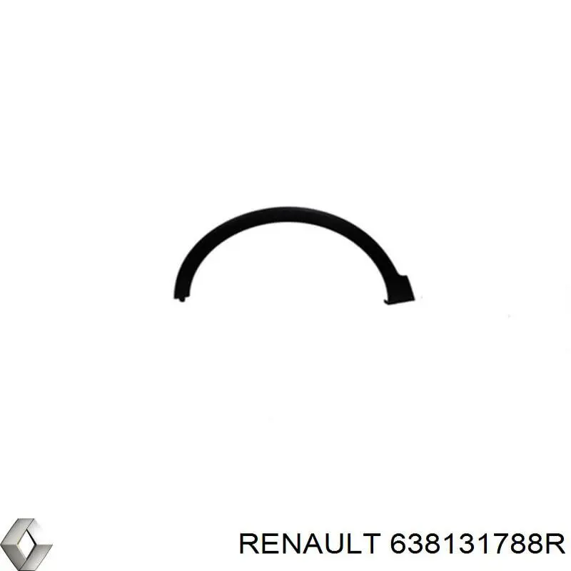Расширитель (накладка) арки переднего крыла левый Renault (RVI) 638131788R цена, от 30.70 USD