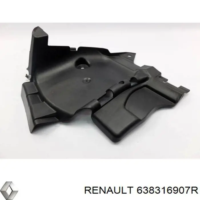 638316907R Renault (RVI) escudo protetor contra o barro de arco dianteiro do pára-lama