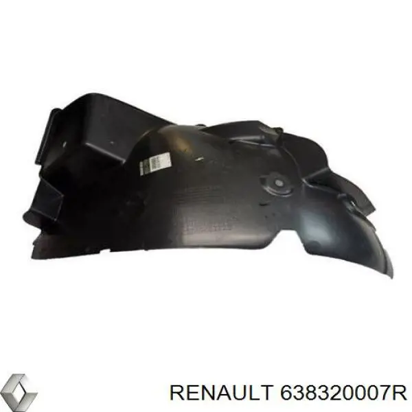 Подкрылок крыла переднего правый задний 638320007R Renault (RVI)