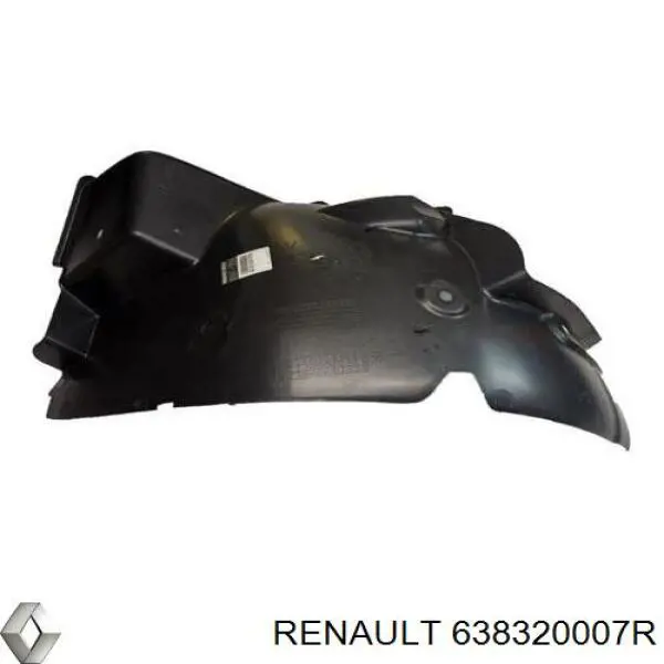 Подкрылок переднего крыла, правый задний Renault (RVI) 638320007R