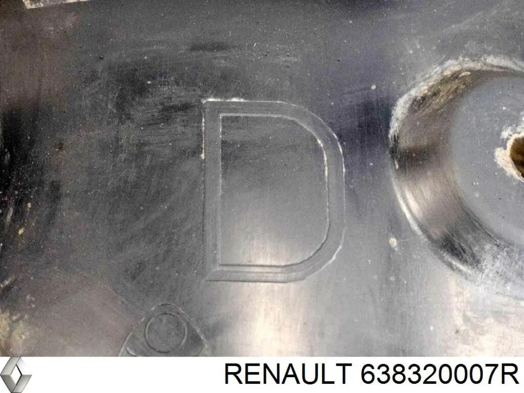 Купить 638320007R Renault (RVI) Подкрылок крыла переднего правый задний