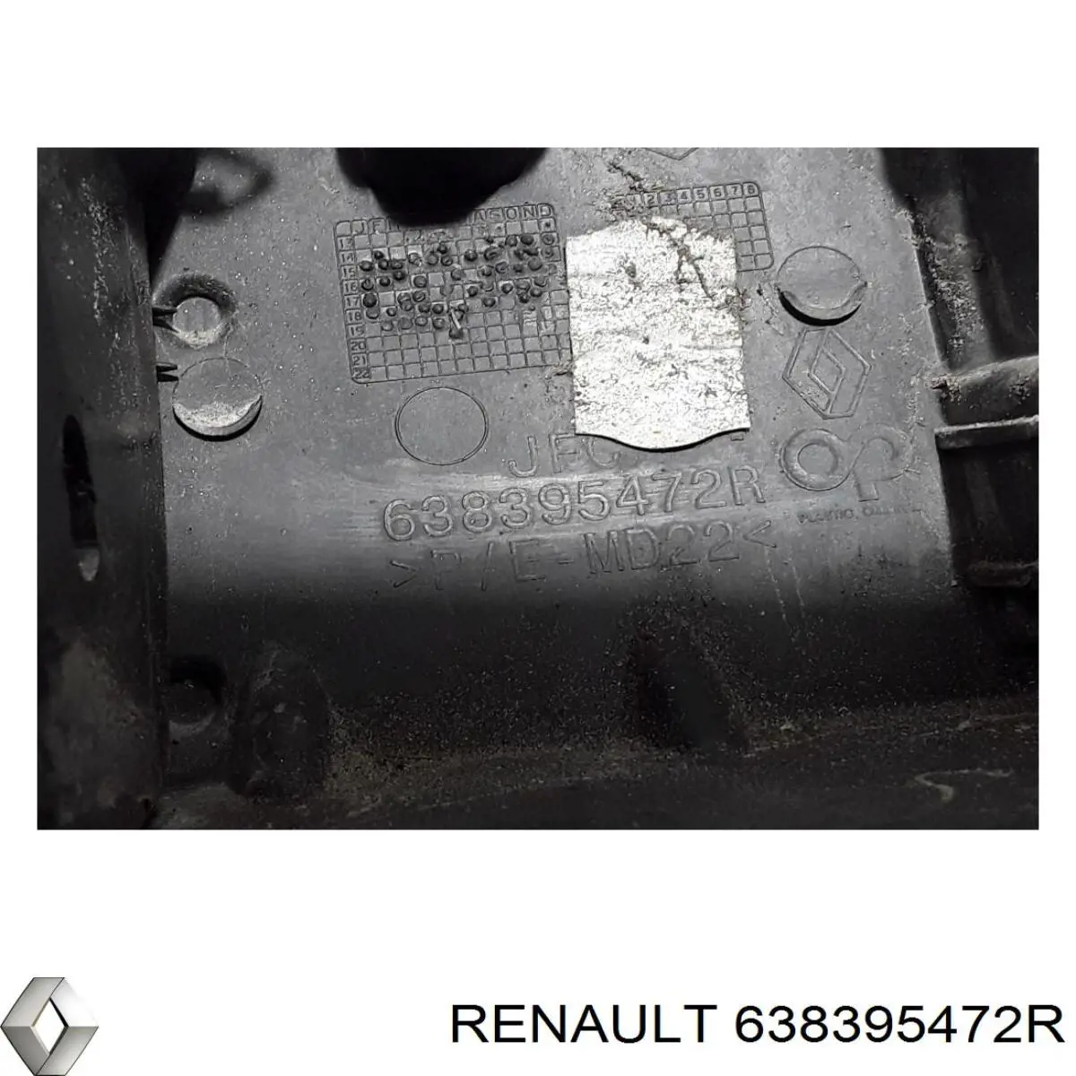 638395472R Renault (RVI) Молдинг крыла переднего левого