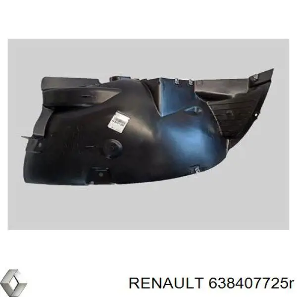 Подкрылок крыла переднего правый передний Renault (RVI) 638407725R