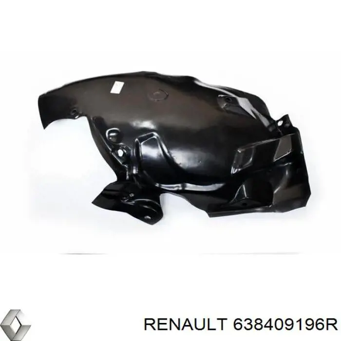 Правый подкрылок переднего крыла Renault (RVI) 638409196R цена, от 40.63 USD