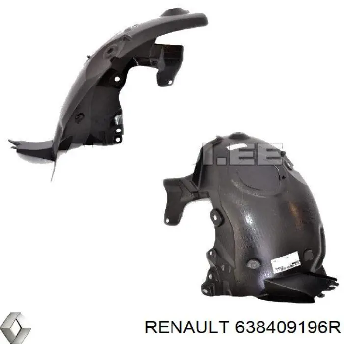 Купить 638409196R Renault (RVI) Подкрылок передний правый