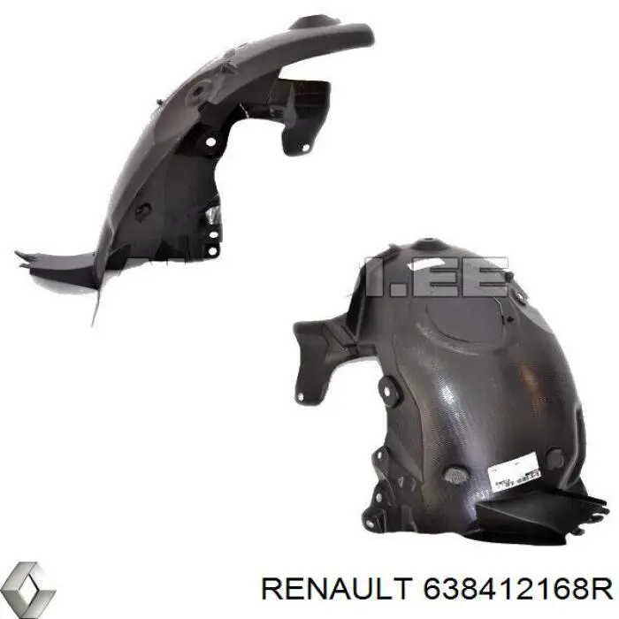 638412168R Renault (RVI) Подкрылок крыла переднего левый
