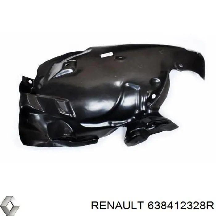 Подкрылок крыла переднего правый Renault (RVI) 638412328R