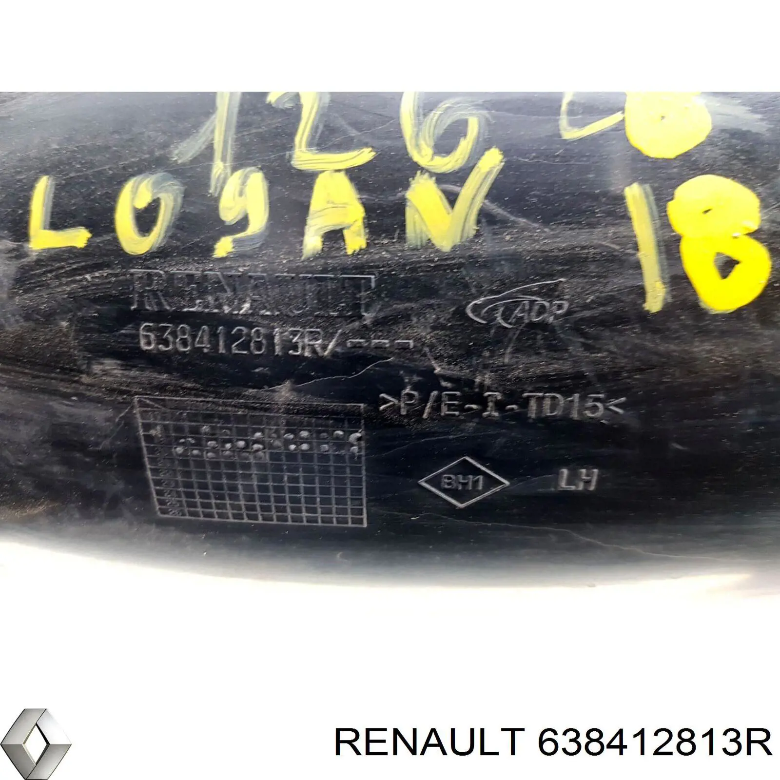 638412813R Renault (RVI) Подкрылок крыла переднего левый