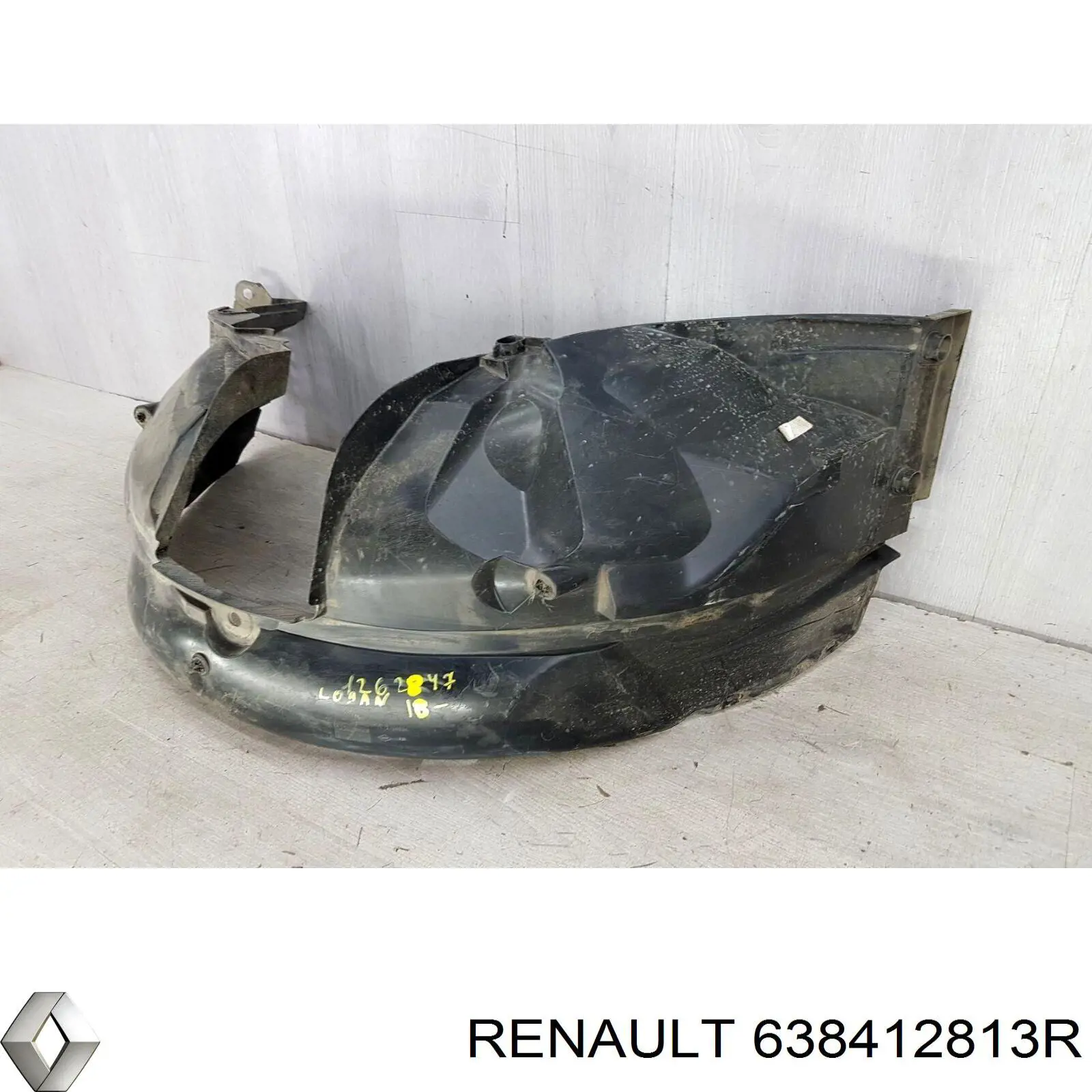 Подкрылок крыла переднего левый Renault (RVI) 638412813R цена, от  USD