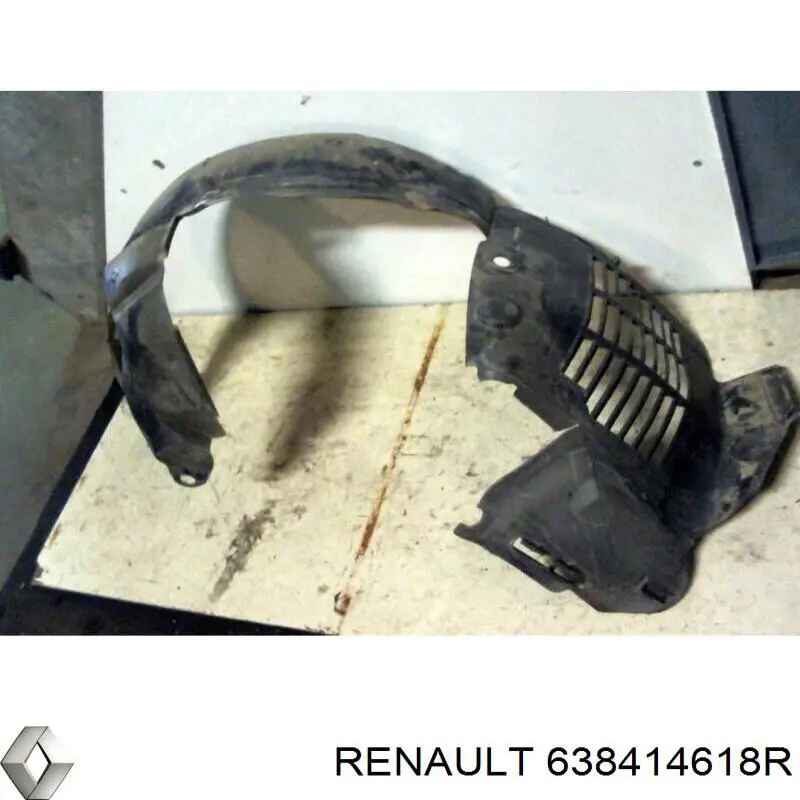 8200535370 Renault (RVI) Guarda-barras esquerdo do pára-lama dianteiro