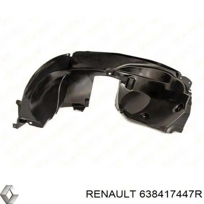 Подкрылок крыла переднего левый Renault (RVI) 638417447R цена, от 39.93 USD