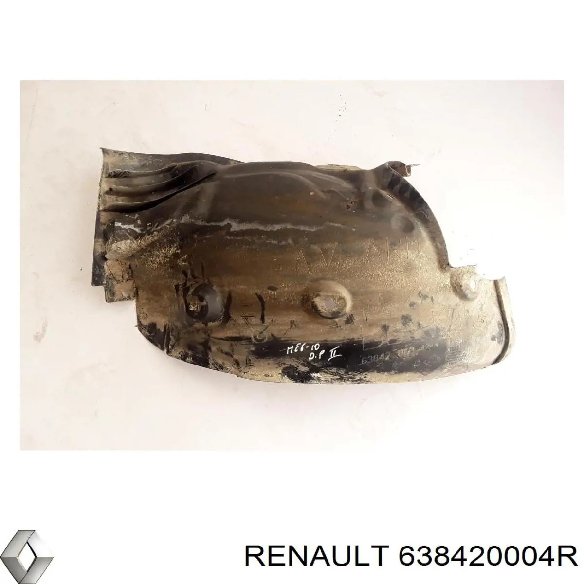 Подкрылок крыла переднего правый задний Renault (RVI) 638420004R цена, от 17.11 USD