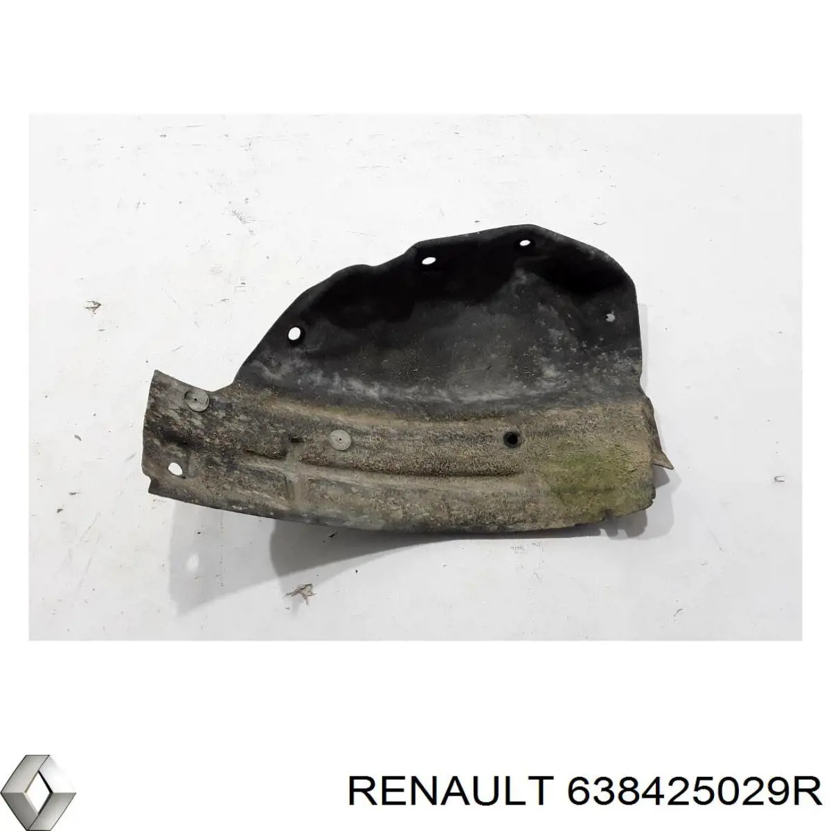 Подкрылок крыла переднего правый задний Renault (RVI) 638425029R цена, от 15.98 USD