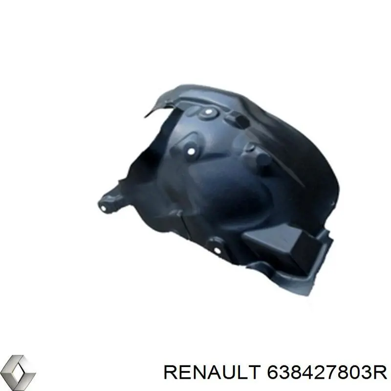 Подкрылок крыла переднего правый задний Renault (RVI) 638427803R цена, от 20.29 USD