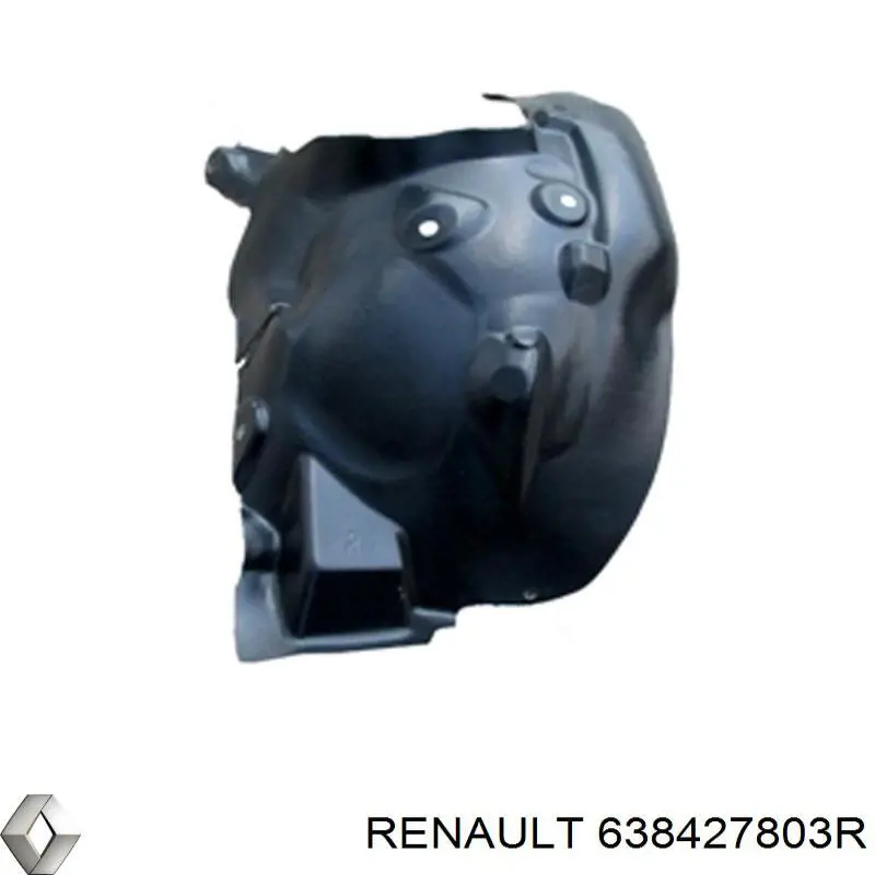Подкрылок крыла переднего правый задний 638427803R Renault (RVI)