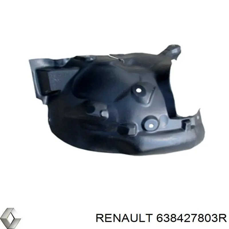 Подкрылок переднего крыла, правый задний Renault (RVI) 638427803R