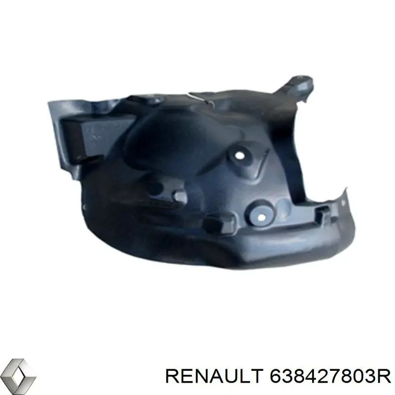 Подкрылок крыла переднего правый задний Renault (RVI) 638427803R цена, от 20.29 USD