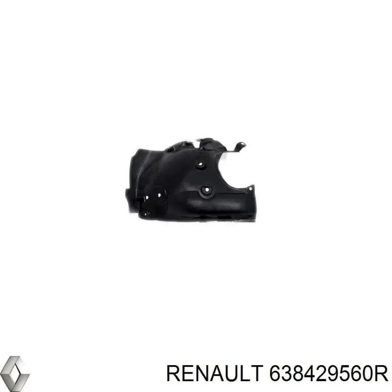 Подкрылок крыла переднего правый задний 638429560R Renault (RVI)