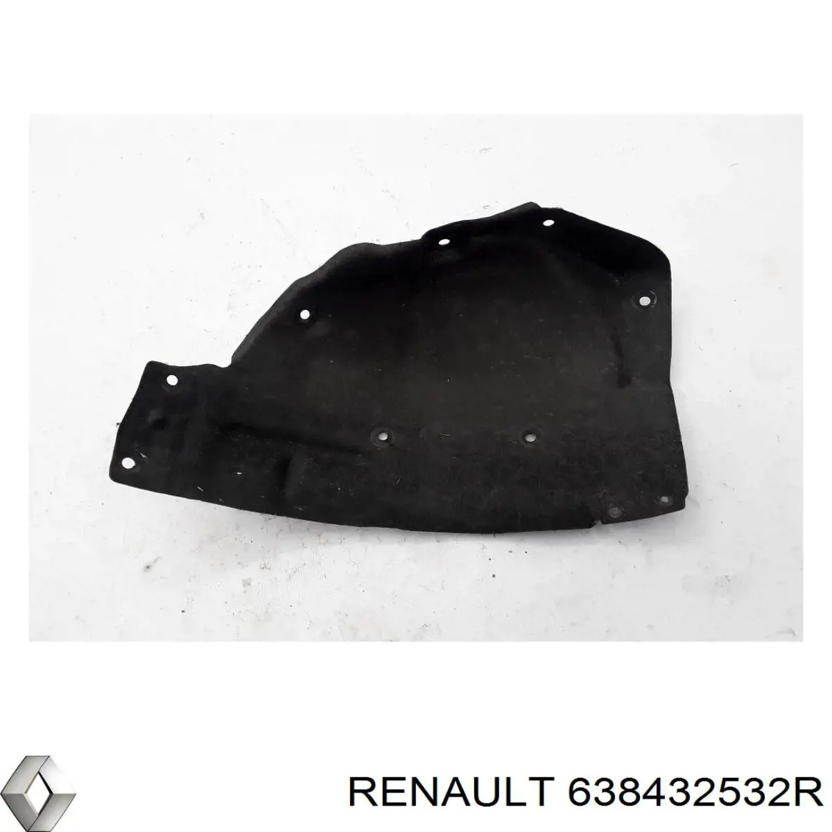 Подкрылок крыла переднего левый задний 638432532R Renault (RVI)