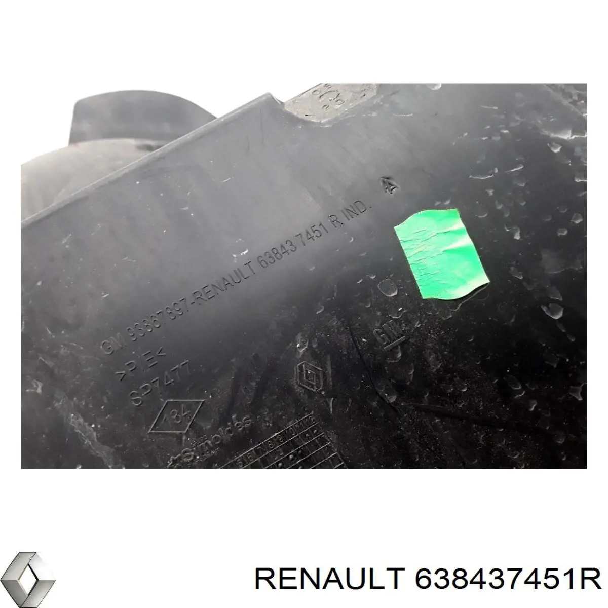 638437451R Renault (RVI) Подкрылок крыла переднего левый задний